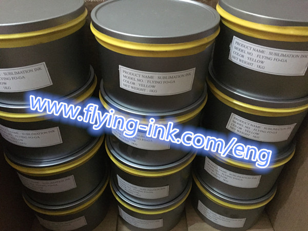 Lithographic dye sublimation litho printing offset ink