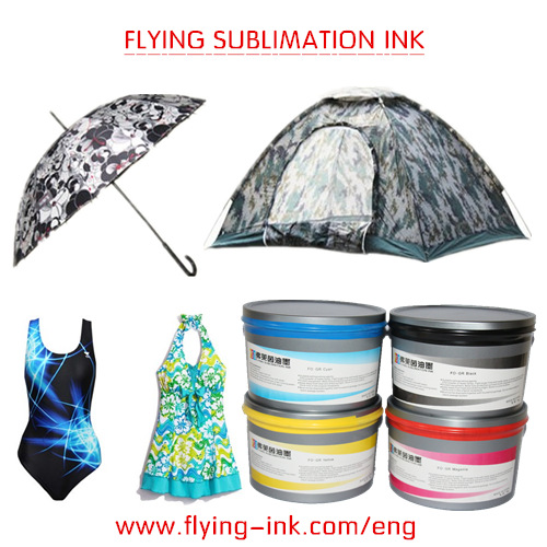 Sheetfed offset printing sublimation ink
